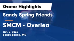 Sandy Spring Friends  vs SMCM - Overlea Game Highlights - Oct. 7, 2023
