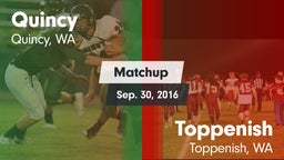 Matchup: Quincy  vs. Toppenish  2016