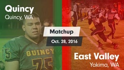 Matchup: Quincy  vs. East Valley  2016