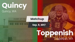 Matchup: Quincy  vs. Toppenish  2017