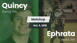 Matchup: Quincy  vs. Ephrata  2018