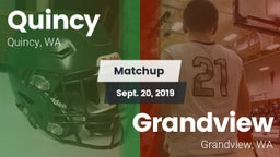 Matchup: Quincy  vs. Grandview  2019