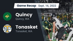 Recap: Quincy  vs. Tonasket  2022
