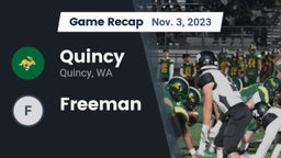Recap: Quincy  vs. Freeman 2023