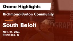 Richmond-Burton Community  vs South Beloit Game Highlights - Nov. 21, 2023
