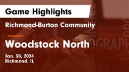 Richmond-Burton Community  vs Woodstock North  Game Highlights - Jan. 30, 2024