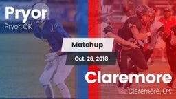 Matchup: Pryor  vs. Claremore  2018