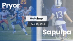 Matchup: Pryor  vs. Sapulpa  2020