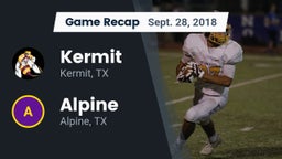 Recap: Kermit  vs. Alpine  2018