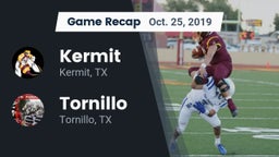 Recap: Kermit  vs. Tornillo  2019