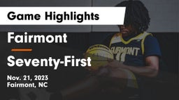 Fairmont  vs Seventy-First  Game Highlights - Nov. 21, 2023