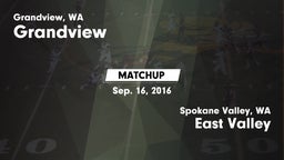 Matchup: Grandview High vs. East Valley  2016