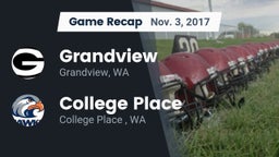 Recap: Grandview  vs. College Place   2017