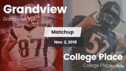 Matchup: Grandview High vs. College Place   2018