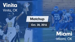 Matchup: Vinita  vs. Miami  2016