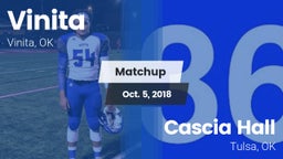 Matchup: Vinita  vs. Cascia Hall  2018