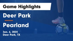 Deer Park  vs Pearland  Game Highlights - Jan. 6, 2024