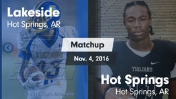 Matchup: Lakeside  vs. Hot Springs  2016