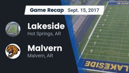 Recap: Lakeside  vs. Malvern  2017
