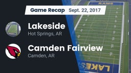Recap: Lakeside  vs. Camden Fairview  2017