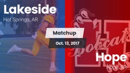 Matchup: Lakeside  vs. Hope  2017