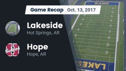 Recap: Lakeside  vs. Hope  2017