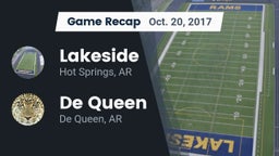 Recap: Lakeside  vs. De Queen  2017