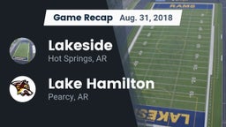 Recap: Lakeside  vs. Lake Hamilton  2018