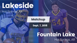 Matchup: Lakeside  vs. Fountain Lake  2018