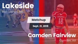 Matchup: Lakeside  vs. Camden Fairview  2018