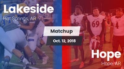 Matchup: Lakeside  vs. Hope  2018