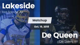 Matchup: Lakeside  vs. De Queen  2018