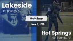 Matchup: Lakeside  vs. Hot Springs  2018