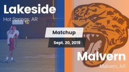 Matchup: Lakeside  vs. Malvern  2019