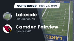 Recap: Lakeside  vs. Camden Fairview  2019