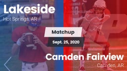 Matchup: Lakeside  vs. Camden Fairview  2020