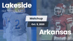 Matchup: Lakeside  vs. Arkansas  2020