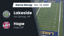 Recap: Lakeside  vs. Hope  2020