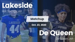 Matchup: Lakeside  vs. De Queen  2020