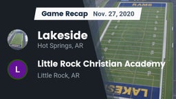 Recap: Lakeside  vs. Little Rock Christian Academy  2020