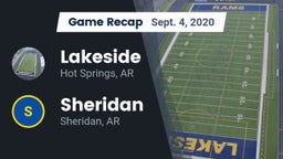 Recap: Lakeside  vs. Sheridan  2020