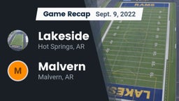 Recap: Lakeside  vs. Malvern  2022