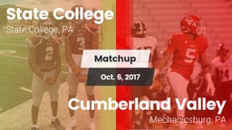 Matchup: State College High vs. Cumberland Valley  2017
