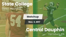 Matchup: State College High vs. Central Dauphin  2017