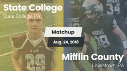 Matchup: State College High vs. Mifflin County  2018
