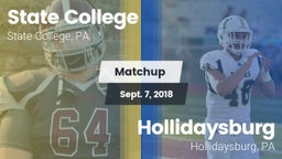 Matchup: State College High vs. Hollidaysburg  2018