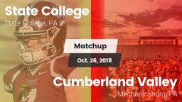 Matchup: State College High vs. Cumberland Valley  2018
