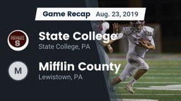 Recap: State College  vs. Mifflin County  2019