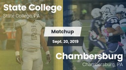 Matchup: State College High vs. Chambersburg  2019