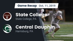 Recap: State College  vs. Central Dauphin  2019